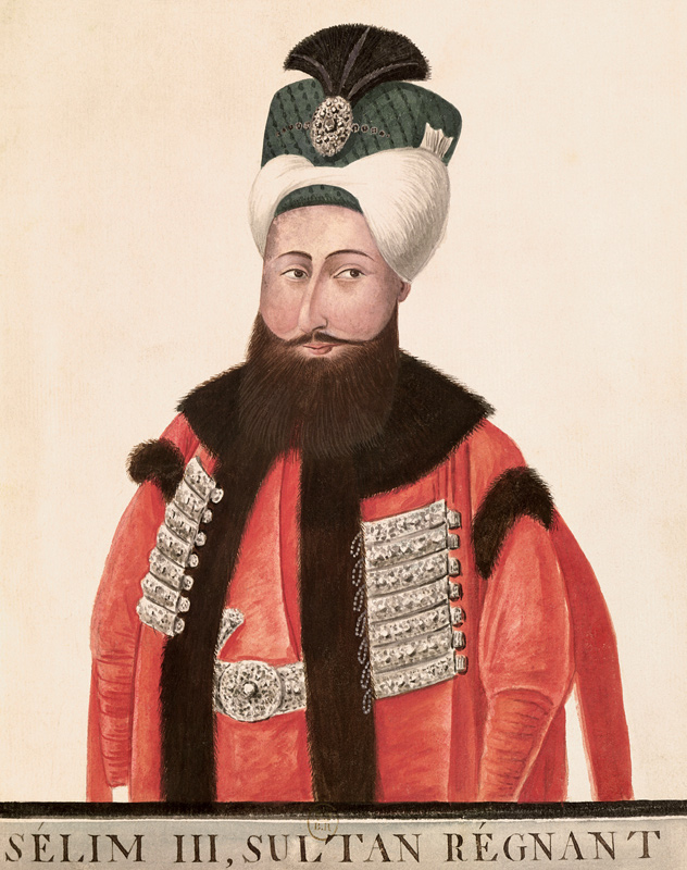 Sultan Selim III (1761-1808) 18th-19th century a Scuola Turca