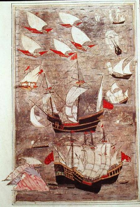 The Ottoman Fleet of Tarik-y Bayezid a Scuola Turca