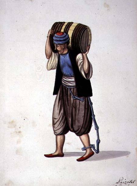 Prisoner in Chains, Ottoman period a Scuola Turca