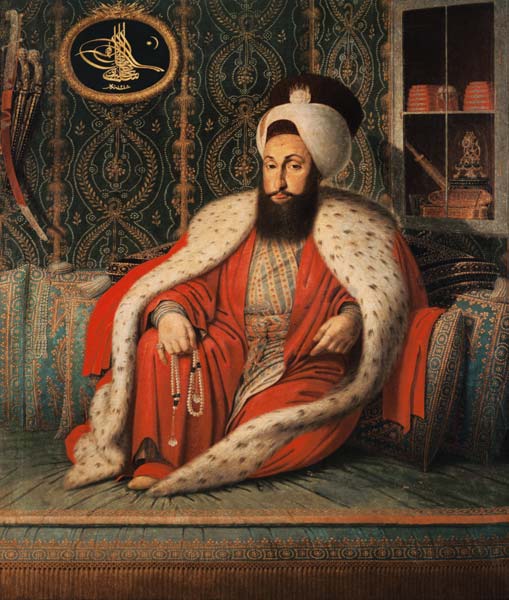 Sultan Selim III (ca. 1803-04) a Scuola Turca