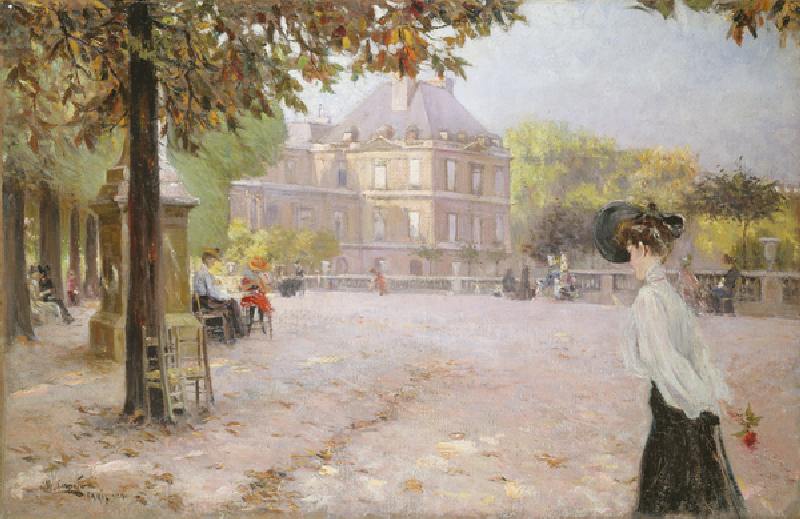 The Luxembourg Gardens, Paris a Ulisse Caputo