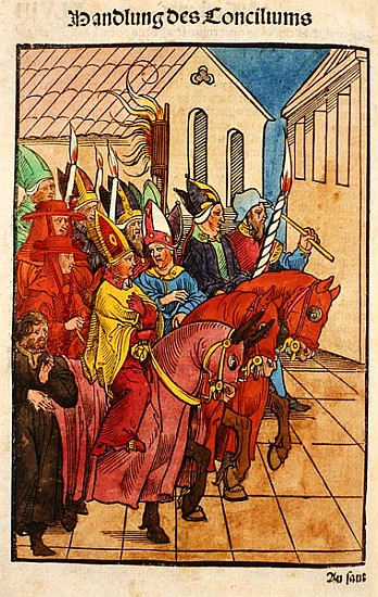 The Council of Constance, from ''Chronik des Konzils von Konstanz'' a Ulrich von Richental