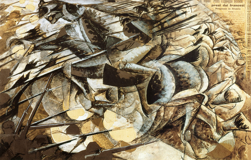 Charge of the Lancers a Umberto Boccioni