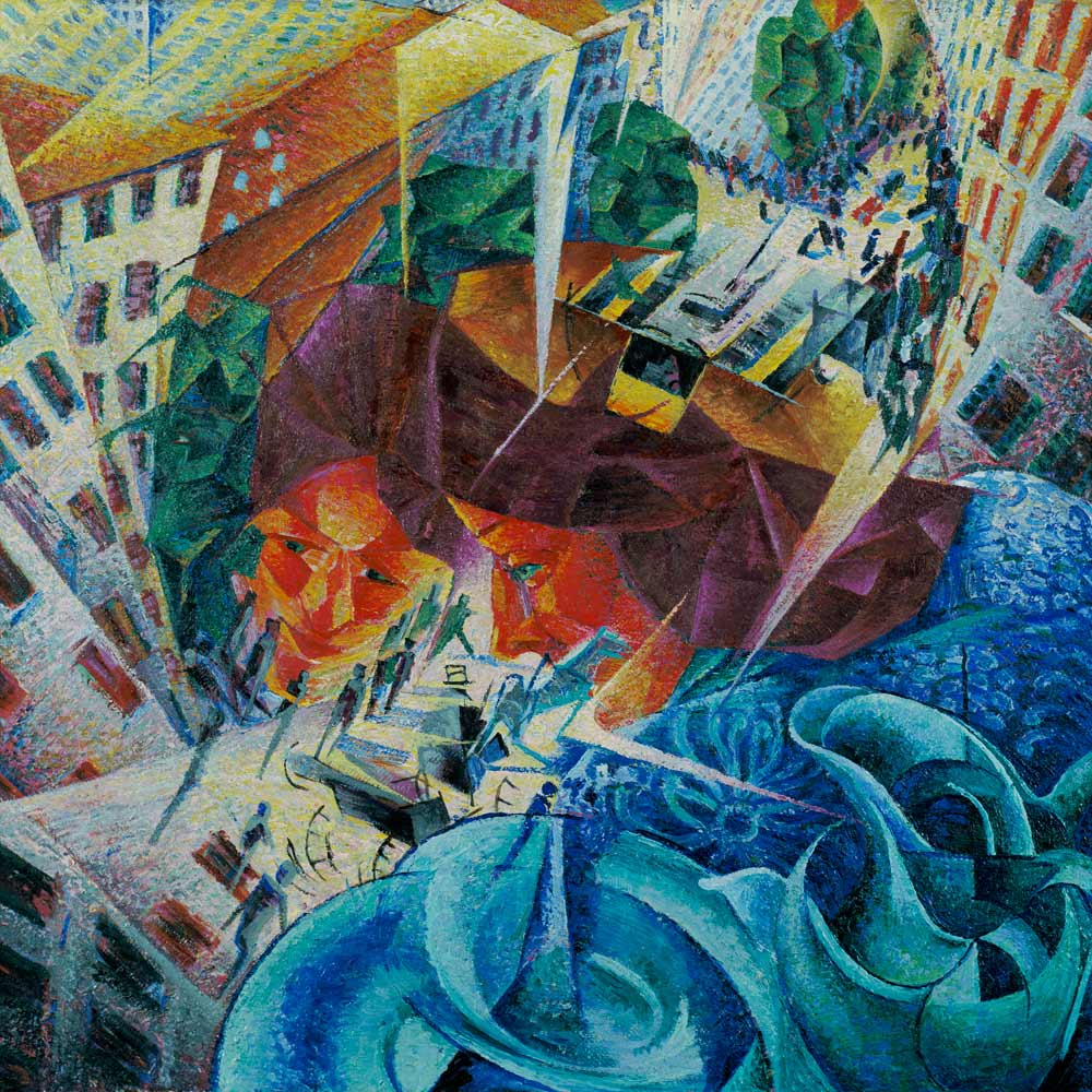 Visione simultanea a Umberto Boccioni