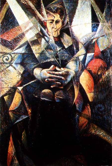 Portrait of a Seated Woman a Umberto Boccioni