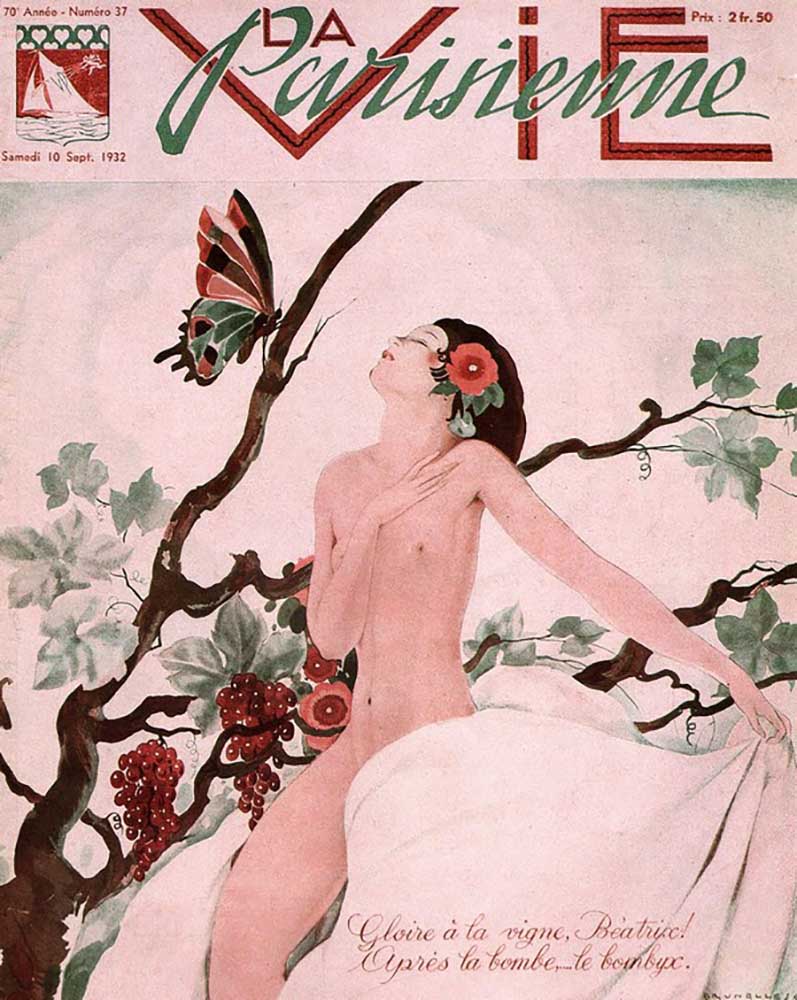La Vie Parisienne Magazine Cover a Umberto Brunelleschi