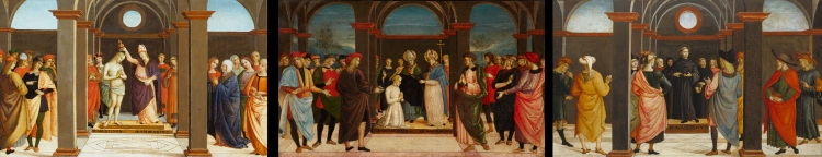 Scenes from the Life of Saint Augustine a Umbrischer Meister um 1500