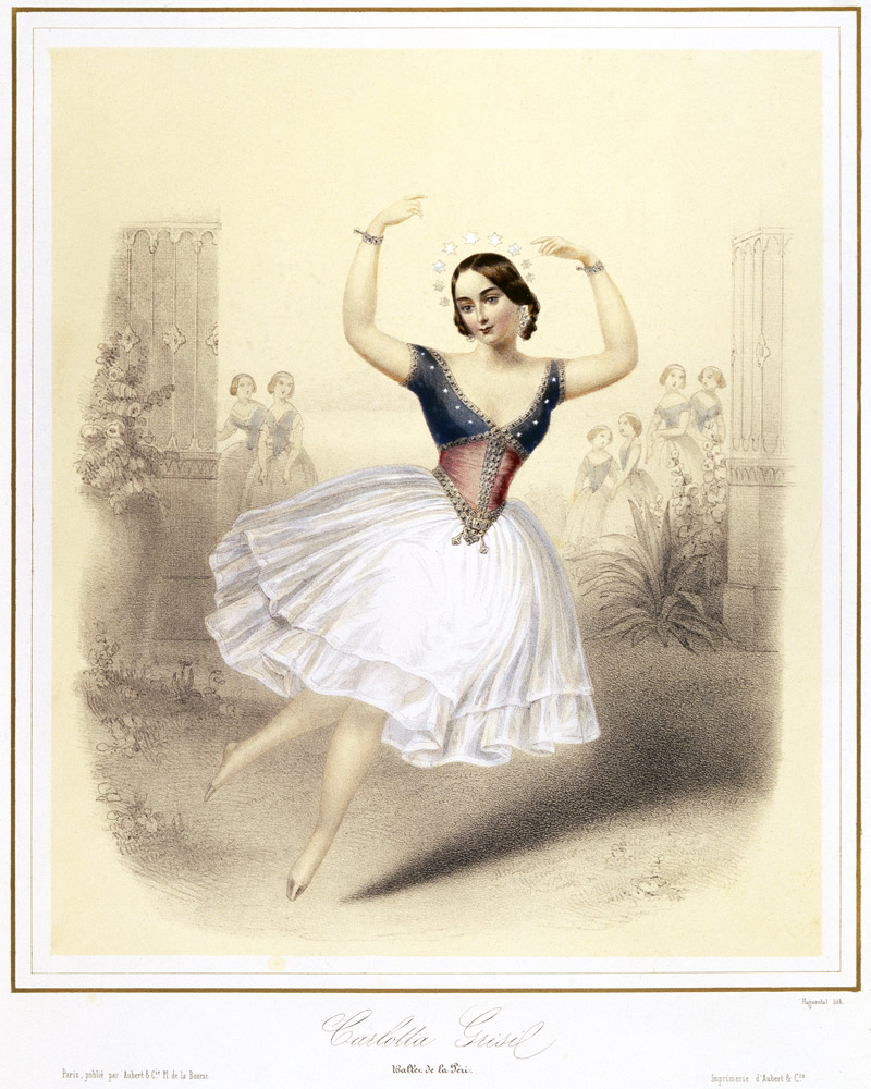 Carlotta Grisi as Giselle a Unbekannter Künstler