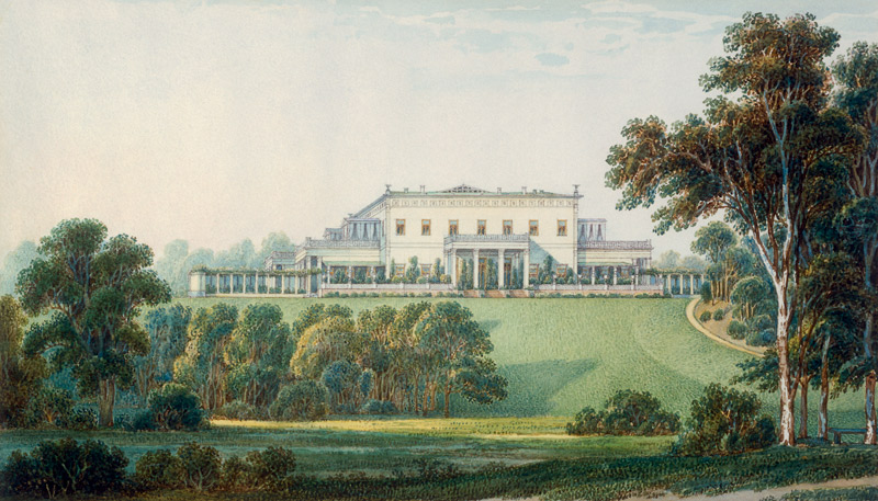 The Summer Palace of Duke of Leuchtenberg in Sergievka a Unbekannter Künstler