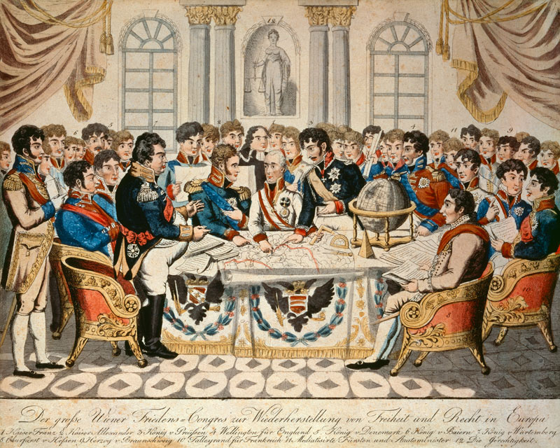 The Congress of Vienna a Unbekannter Künstler