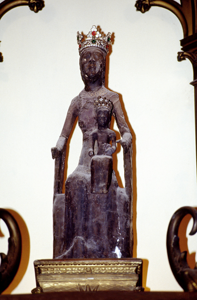 The Black Madonna of Rocamadour (Vierge noire de Rocamadour) a Unbekannter Künstler