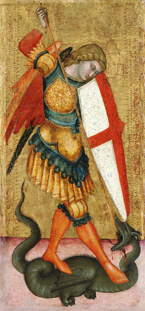 Saint Michael and the Dragon a Unbekannter Künstler