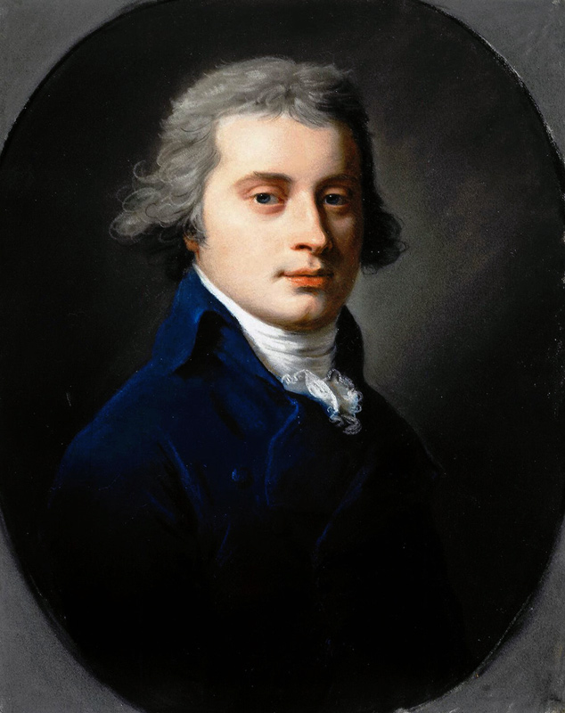 Portrait of Pavel Petrovich Bakunin (1766-1805) a Unbekannter Künstler