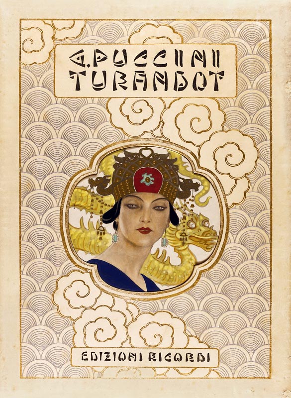 Book cover of Turandot by Giacomo Puccini a Unbekannter Künstler