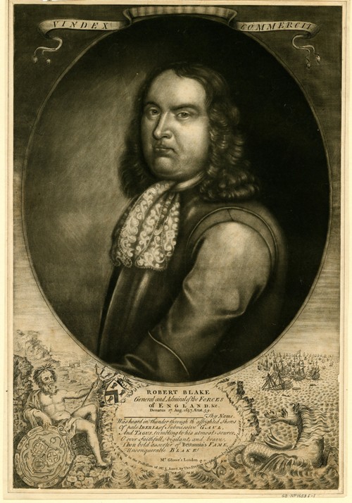 Admiral Robert Blake (1599-1657) a Unbekannter Künstler