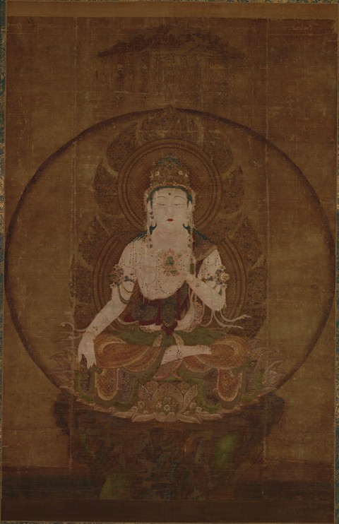 The Bodhisattva Akasagarbha (Kokuzo Bosatsu) a Unbekannter Künstler