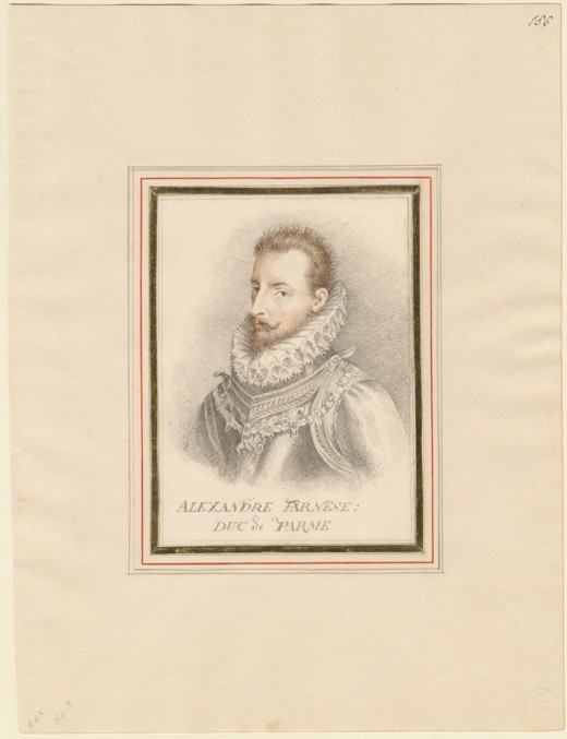 Alexander Farnese (1545–1592), Duke of Parma a Unbekannter Künstler