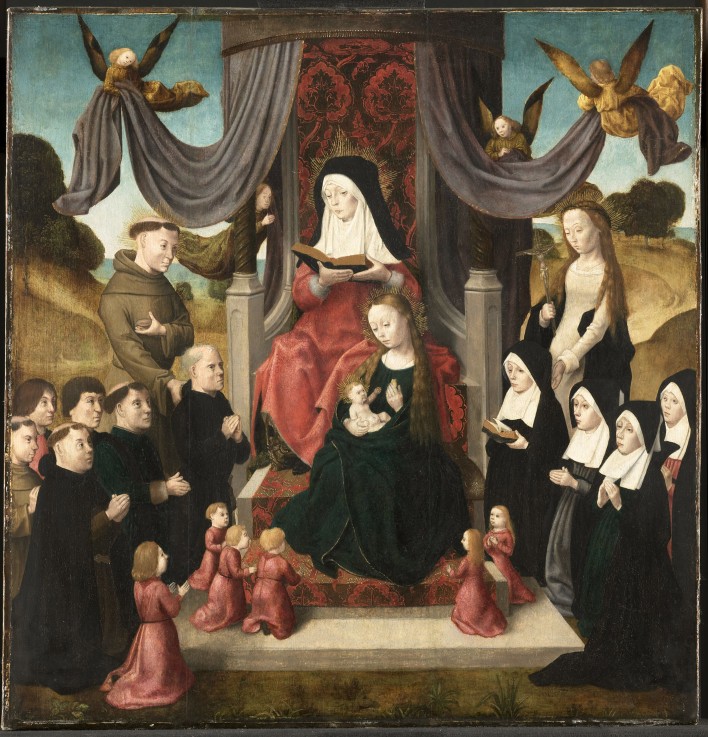 Anna selbdritt with Saints a Unbekannter Künstler