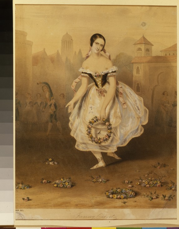 Ballet dancer Fanny Cerrito a Unbekannter Künstler