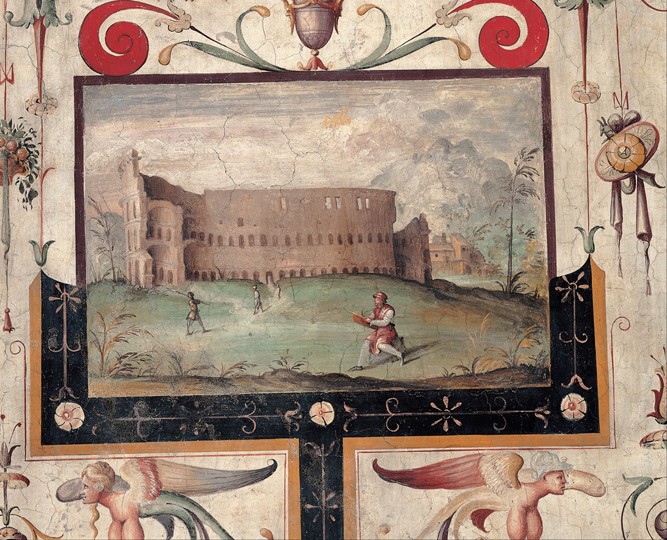 View of the Colosseum a Unbekannter Künstler