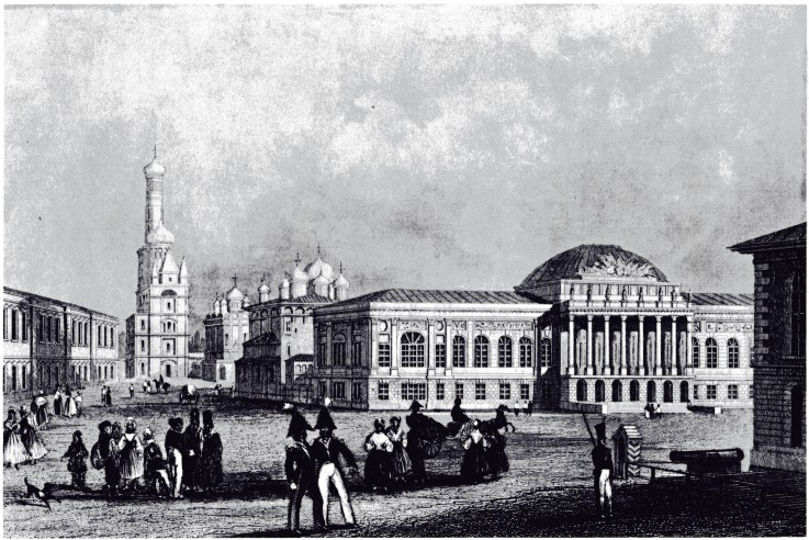 View of the Armory in Moscow a Unbekannter Künstler