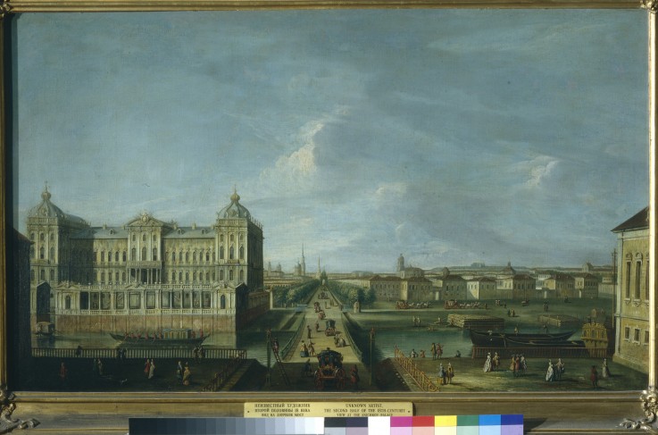 View of the Nevsky Prospekt and the Anichkov Palace a Unbekannter Künstler