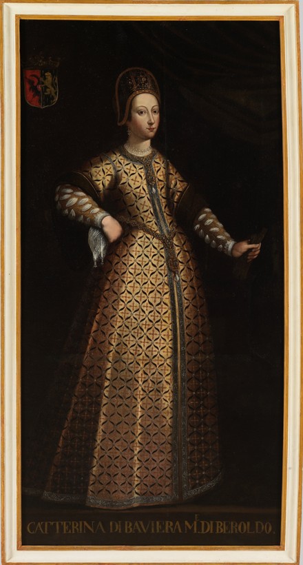 Caterina di Baviera, wife of Beroldo di Sassonia a Unbekannter Künstler