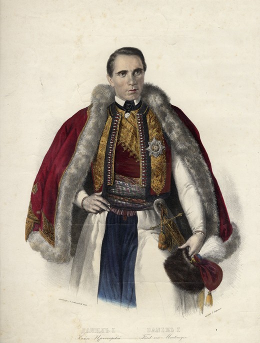 Danilo I (1826-1860), Prince of Montenegro a Unbekannter Künstler