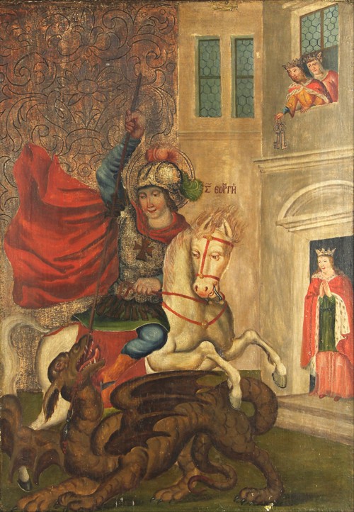 Saint George and the Dragon a Unbekannter Künstler