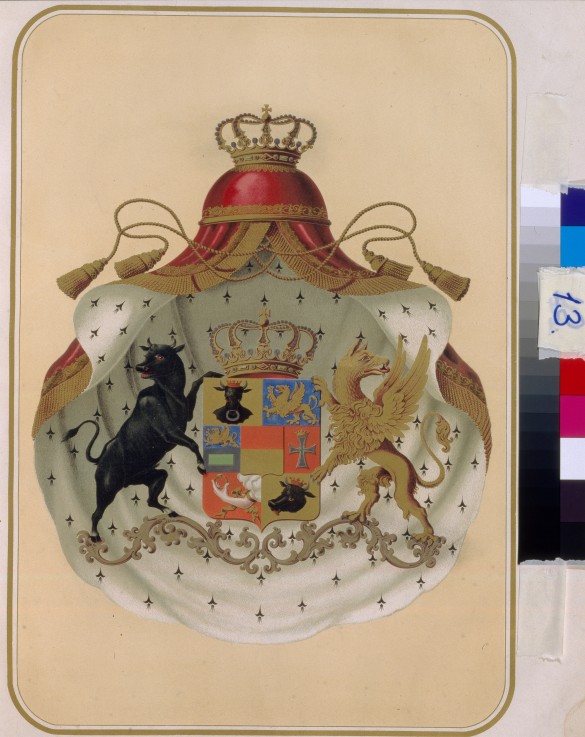 The coat of arms of the Masonic Grand Lodge of of Sweden-Norway a Unbekannter Künstler