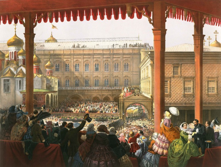 Bow to the People  (Alexander II Coronation) a Unbekannter Künstler