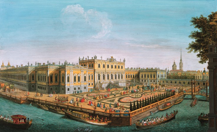 The Summer Palace in St. Petersburg a Unbekannter Künstler