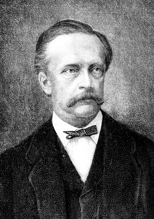 German physician and physicist Hermann von Helmholtz (1821-1894) a Unbekannter Künstler