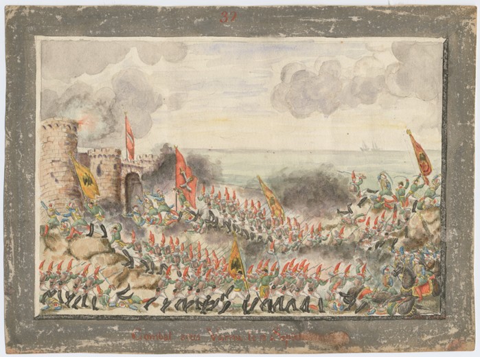 The Siege of Varna on September 1828 a Unbekannter Künstler