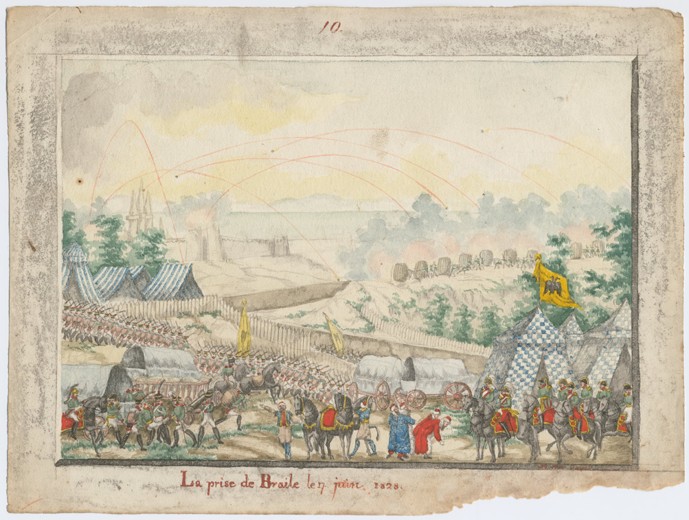 The Capture of the Brailov fortress on June 7, 1828 a Unbekannter Künstler