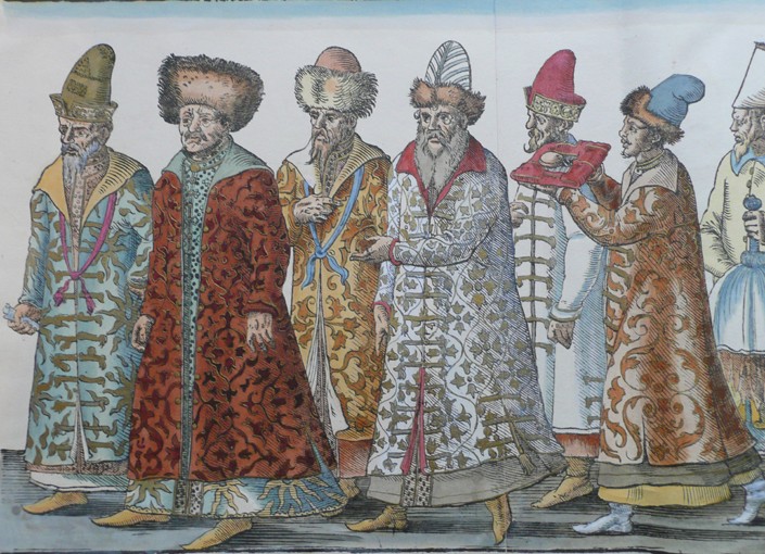 The rulers of Moscow. Grand Duke Ivan III, Vasili III Ivanovich, Ivan IV the Terrible and their Amba a Unbekannter Künstler