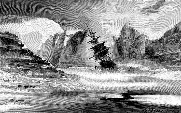 The Kane Expedition in the Ice of Smith Sound a Unbekannter Künstler