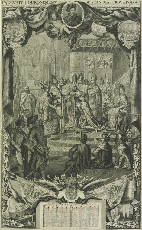 Coronation of Stanislaw I Leszczynski in 1705 a Unbekannter Künstler