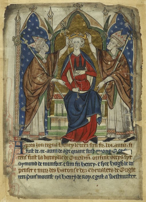 The coronation of King Henry III a Unbekannter Künstler