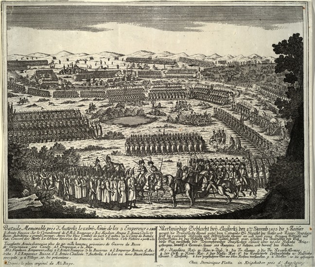 The Battle of Austerlitz on December 2, 1805 a Unbekannter Künstler