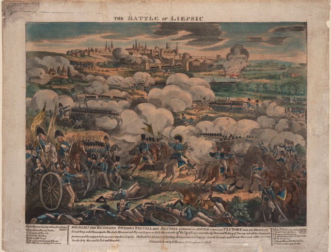The Battle of Leipzig a Unbekannter Künstler