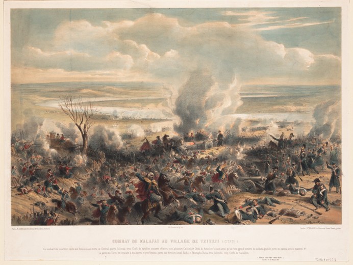The Battle of Calafat on January 1854 a Unbekannter Künstler