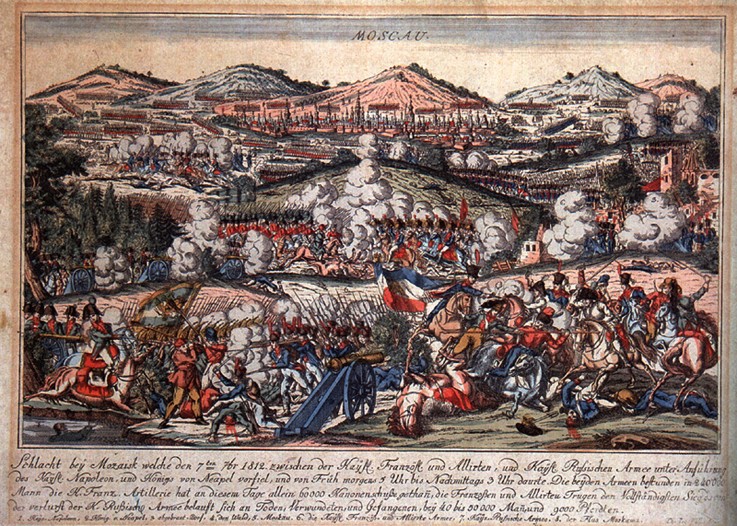 The Battle of Mozhaysk on August 26, 1812 a Unbekannter Künstler
