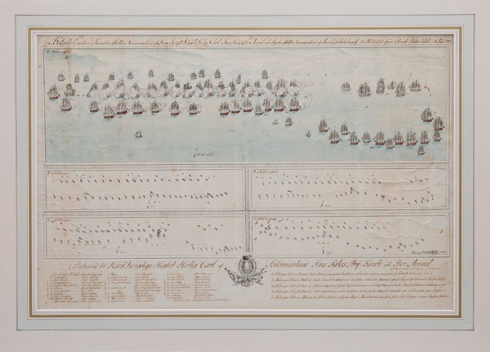 The naval Battle of Öland on 26 July 1789 a Unbekannter Künstler