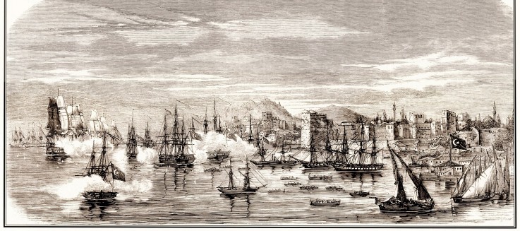 The Battle of Sinop on 30 November 1853 a Unbekannter Künstler