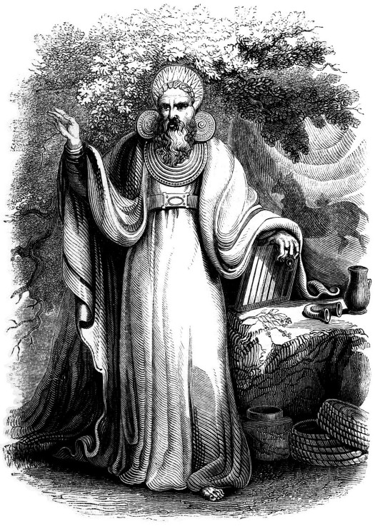 Arch-Druid in his full Judicial Costume (From the book "Old England: A Pictorial Museum") a Unbekannter Künstler
