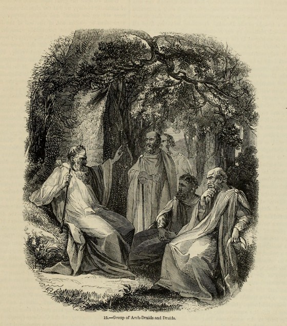 Group of Archdruids and Druids (From the book "Old England: A Pictorial Museum") a Unbekannter Künstler