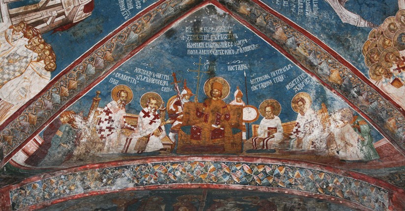 First Council of Nicaea a Unbekannter Künstler