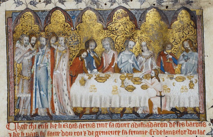 Feasting at King Arthur's Court a Unbekannter Künstler