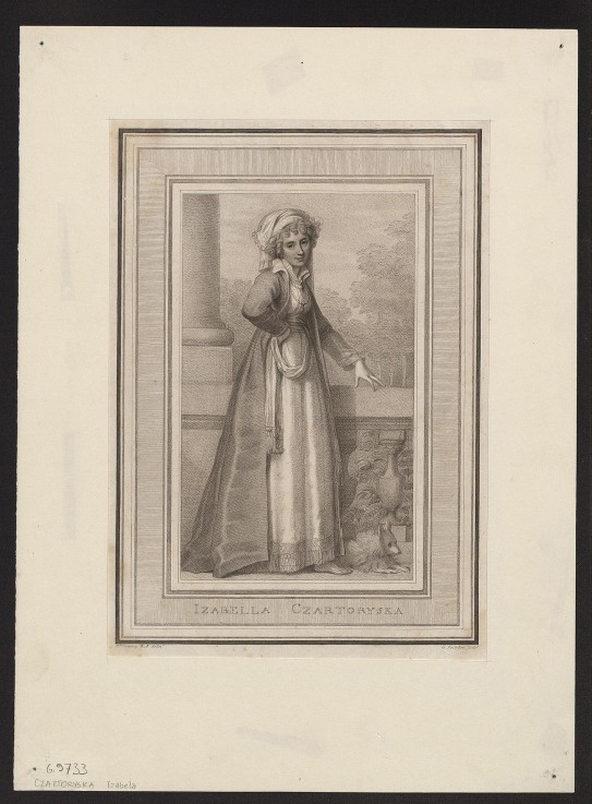 Princess Izabela Czartoryska, née Countess Fleming (1746-1835) a Unbekannter Künstler